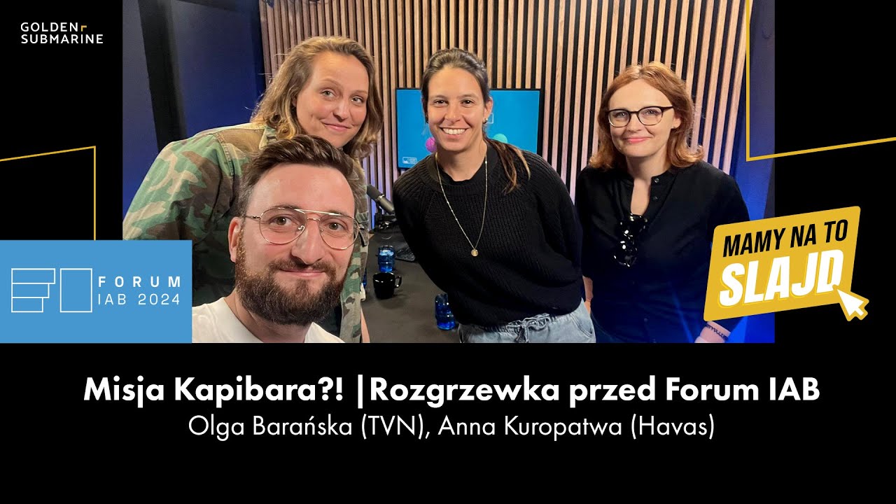 Misja Kapibara?! | Rozgrzewka przed Forum IAB