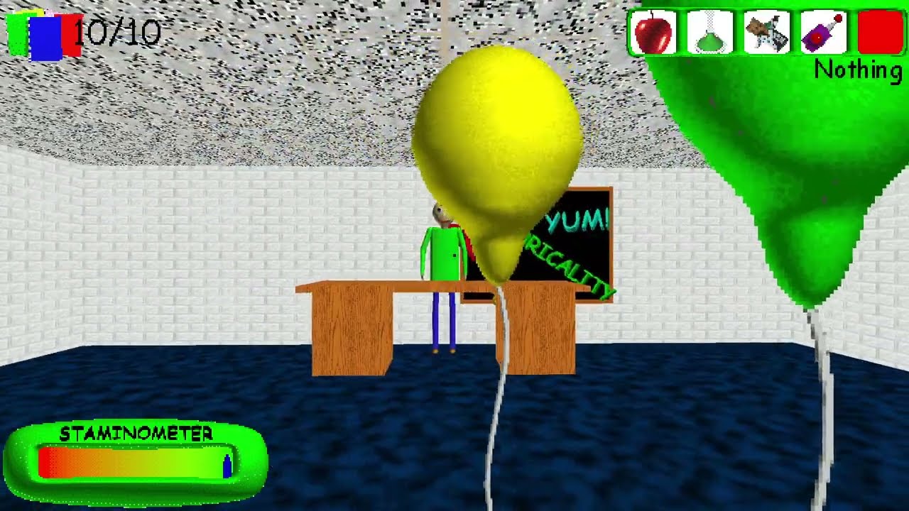 Baldi's Basics Plus Floor Yay (Экран победы/Концовка)