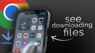 How to See Downloading Files in Chrome iPhone (tutorial)