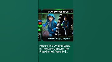 Redux: The Original Glow in The Dark Capture The Flag Game | Ages 8+ | Outdoor