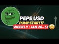 Pepe Coin Massive Pump Start!? Pepe Coin Price Prediction | PEPE USD | Jan 26, 2026