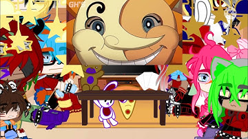 Security Breach + vanny and ghe daycare attendance react to two face☠️