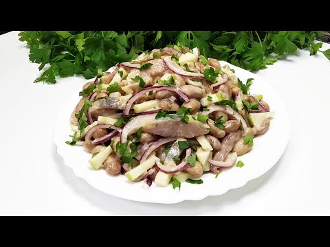 Такой салат с селедкой мало кто готовит! Салат за 5 минут из простых продуктов. Vegetarian salad