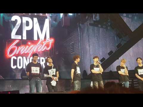 20170611 2PM 6nights - ENDING TALK 준호