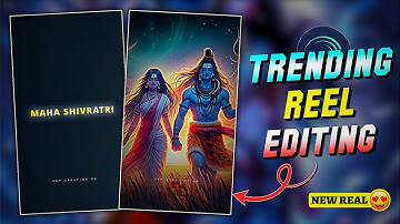 Trending Mahashivratri Status Reels Editing | Alight Motion Trending Video Editing
