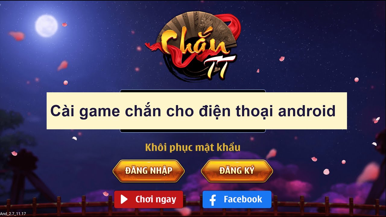 HD cài game chắn android - YouTube