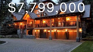 Inside this $7,800,000 WHISTLER Quintessential Ski Chalet | Whistler Home Tour