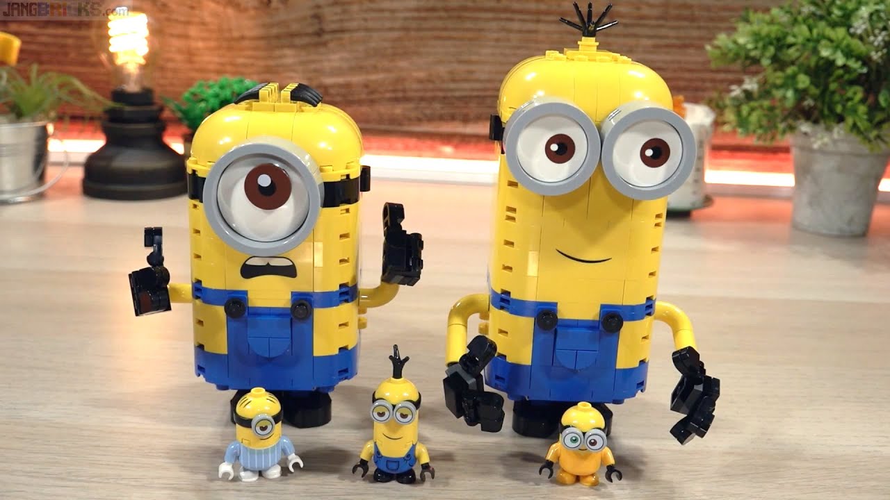 Build ⏩ LEGO Brick-Built Minions & Their Lair 75551