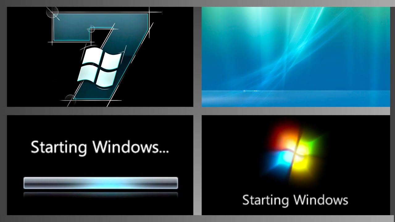 Every Windows 7 Boot Animation! - YouTube