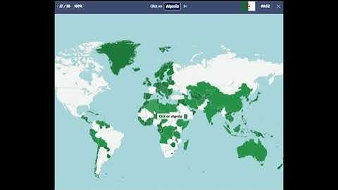 Seterra  "50 Largest countries by size pin (easy)" 1:34.880