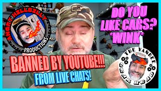 BANNED By YouTube!!!..From LIVE Chat! Do You Like Cars? *Wink*