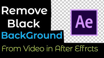 Remove Black Background From Video in After Effects
