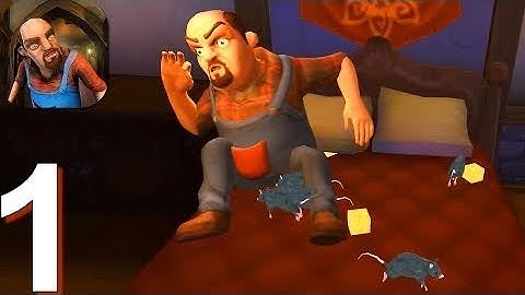 Scary Neighbor 3D - Gameplay Walkthrough Part 1 New Update New Levels 1,2,3,4 (Android