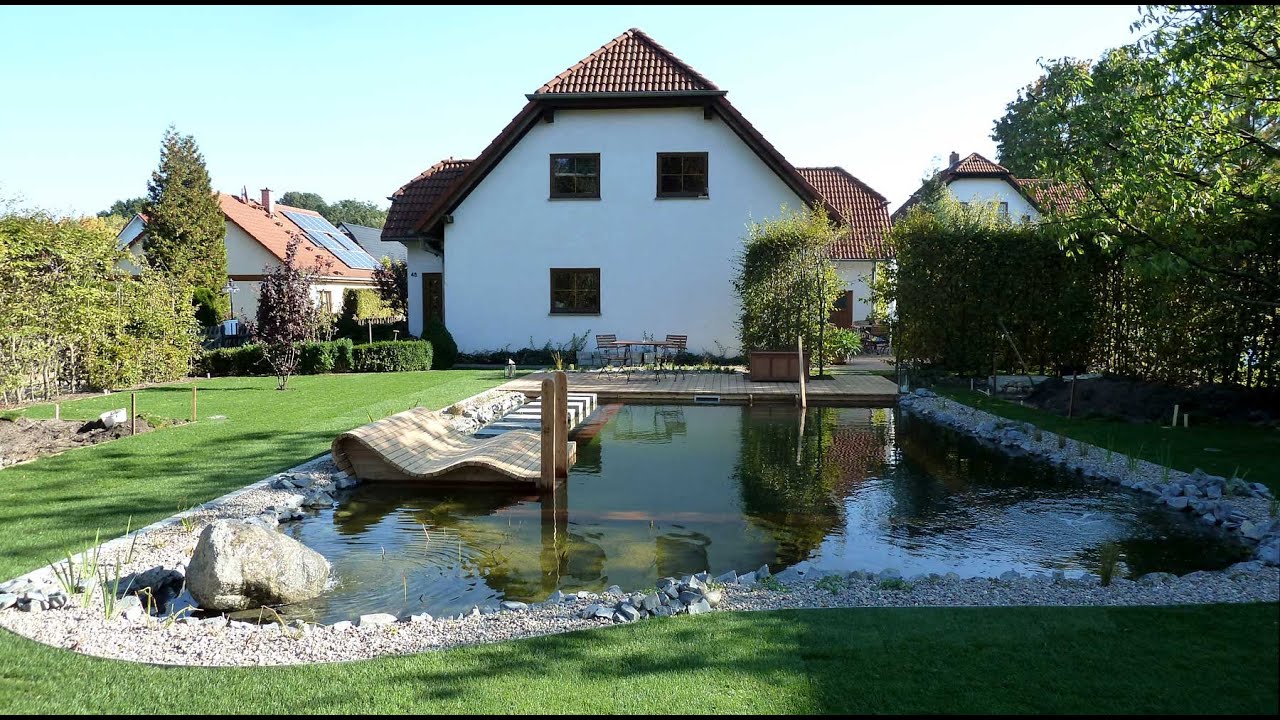 Wo Grün begeistert Bau eines Schwimmteiches im Zeitraffer YouTube