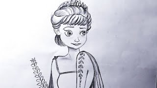 anna queen draw frozen easy beginners disney