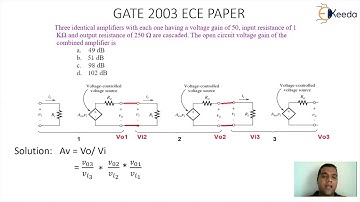 Multistage Amplifier Problem Solving | GATE Analog Circuits Session 3