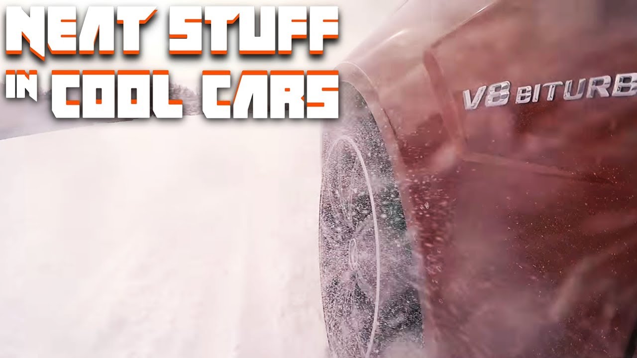 Snow Drift Madness In A BMW, Mercedes And More | Neat Stuff in Cool Cars