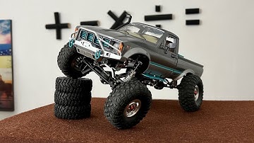 First Indoor Test Run:  C24 Build with RBR/C Portal Axles, MN Wheels, Custom Paintjob, WPL body kit