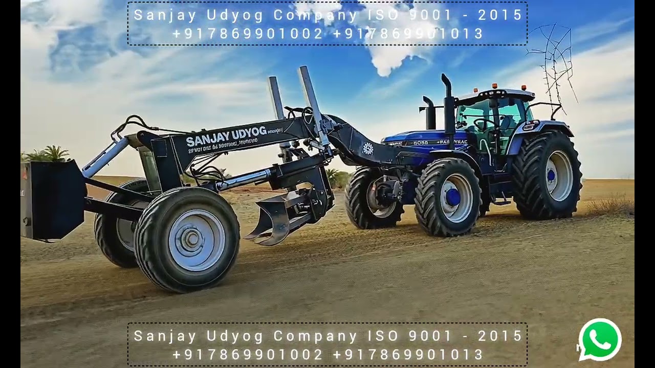 Tractor Grader / Mini Motor Grader / Tractor Mount Grader +917869901002 +917869901013