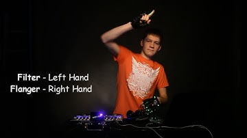 DJing with MIDI Gloves Tornado A1