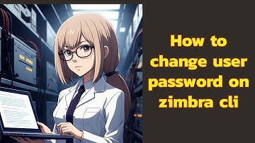 How to change user password on zimbra cli