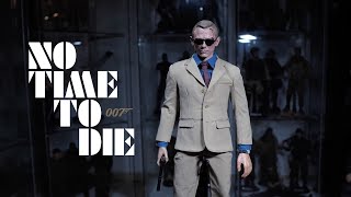 1/6 James Bond no time to die figure NO present toys, Daniel Craig 007 vortoys suit set, theme song