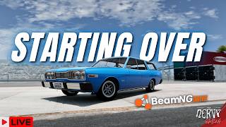 🔴LIVE : RLS Career Reset Back To ZERO... BeamNG Drive