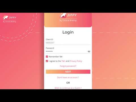 CHOICE How To Login To Your Jiffy App