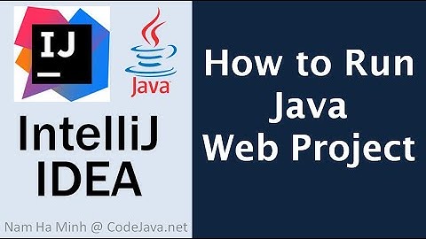 How to Run Java Web Project in IntelliJ IDEA
