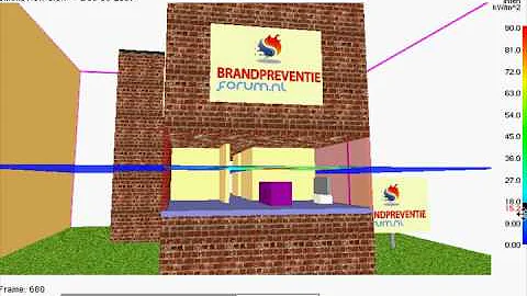 FDS Smokeview simulation