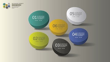 How to make 3D Graphic Design | Infographic Design template | Illustrator CC Tutorial