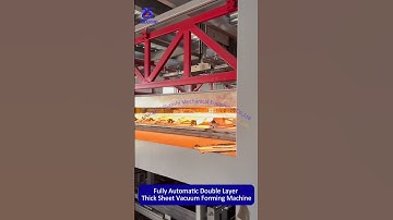 Fully Automatic Double Layer Thick Sheet Vacuum Forming Machine