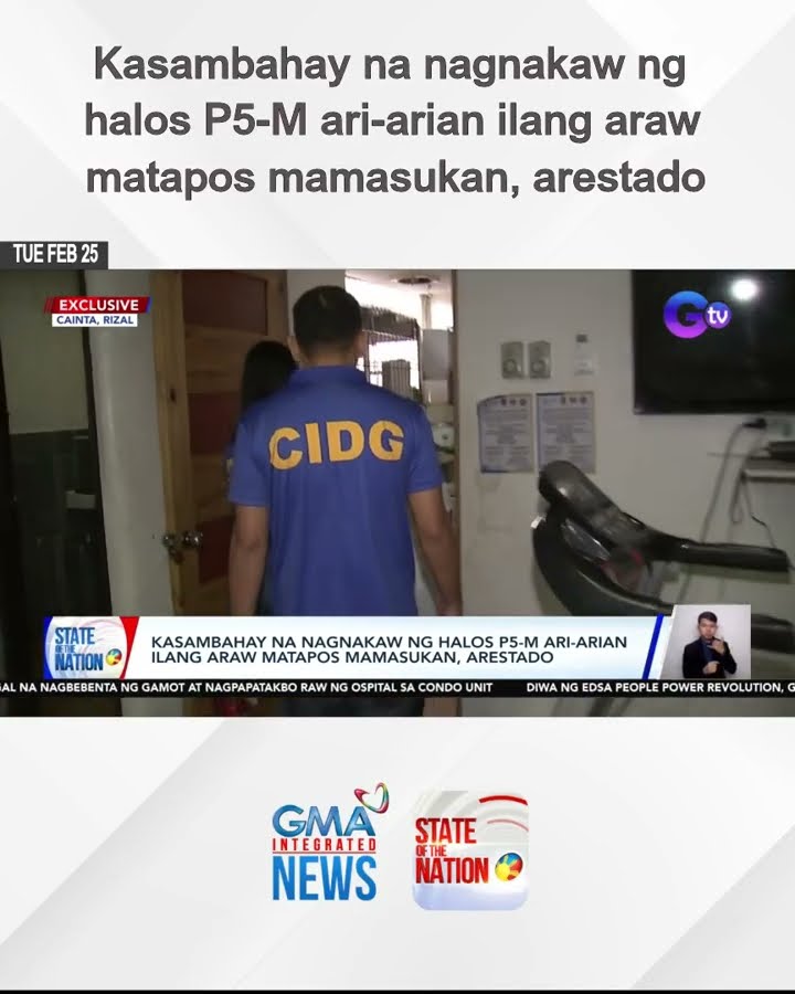 Kasambahay na nagnakaw ng halos P5-M ari-arian ilang araw matapos mamasukan, arestado | SONA
