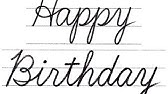 簡単アレンジ Happy Birthdayのおしゃれな書き方紹介 お誕生日カードに Youtube
