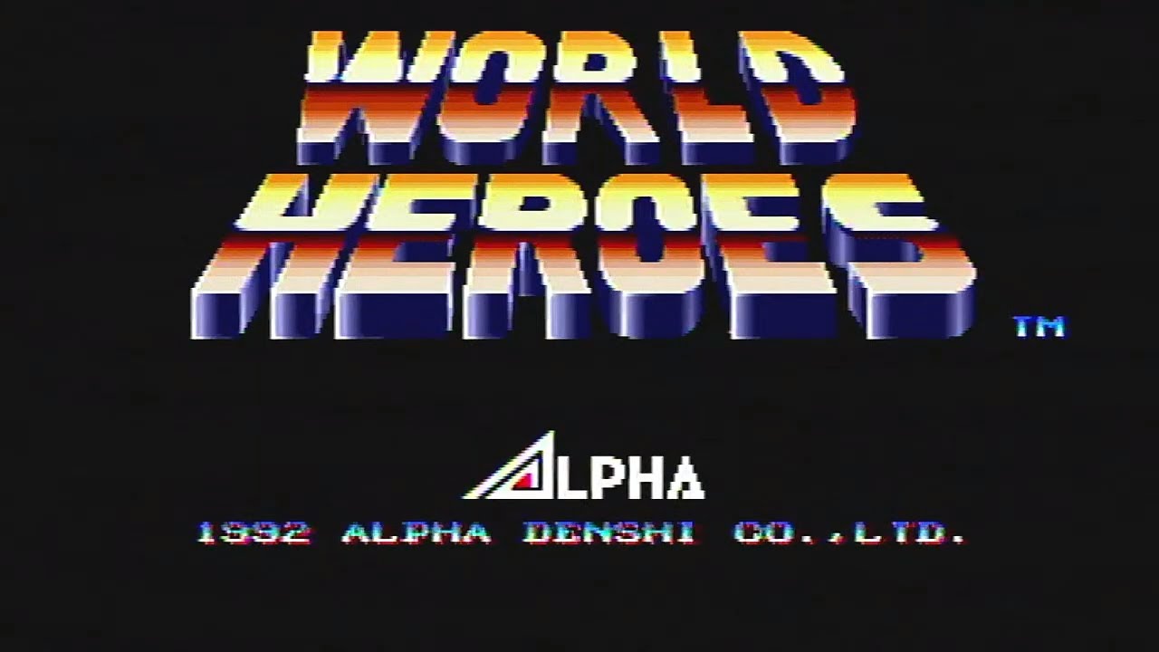 NEOGEO】ワールドヒーローズ アーケードモードに挑戦 | World Heroes