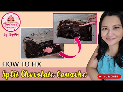 Video: Chocolate Ganache: Recipe Para Sa Mastic