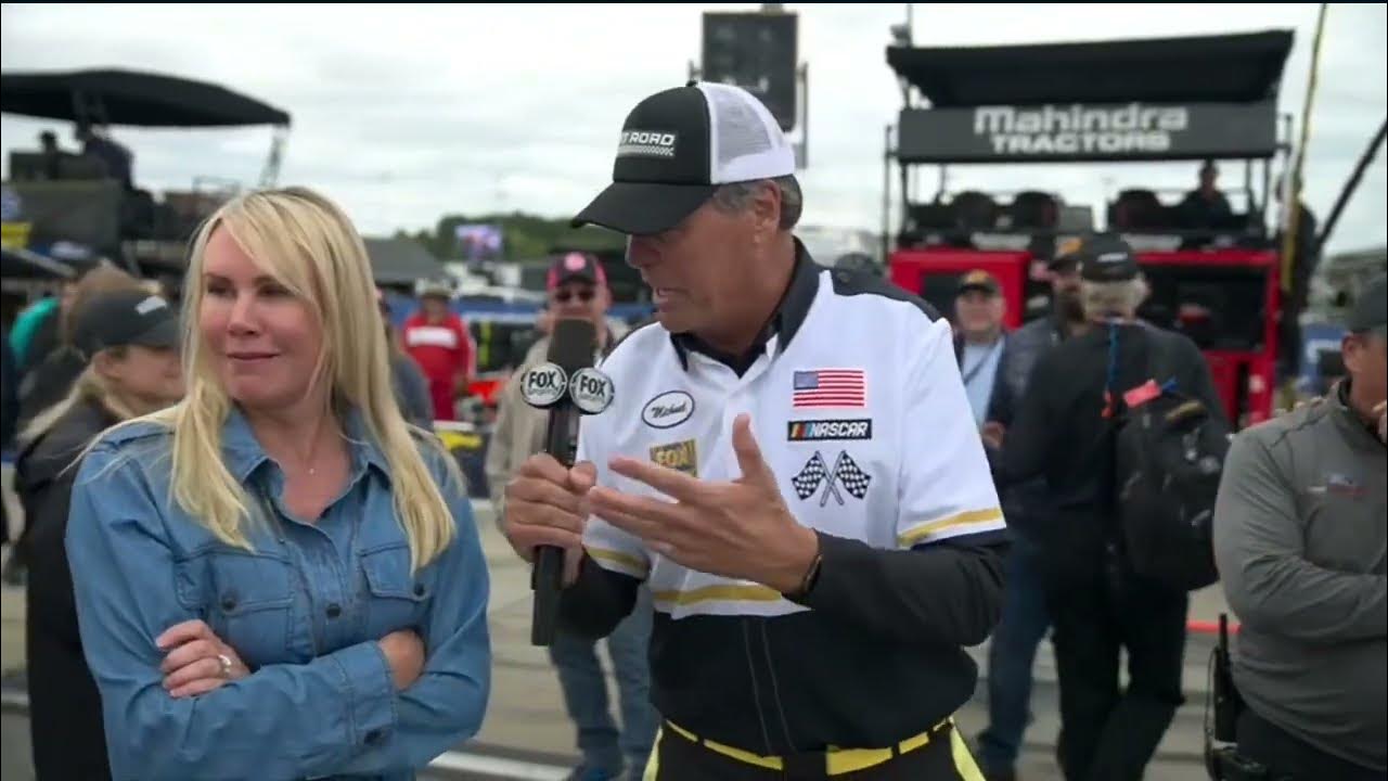 GRID WALK WITH MICHAEL WALTRIP - 2022 GOODYEAR 400 NASCAR CUP SERIES AT ...