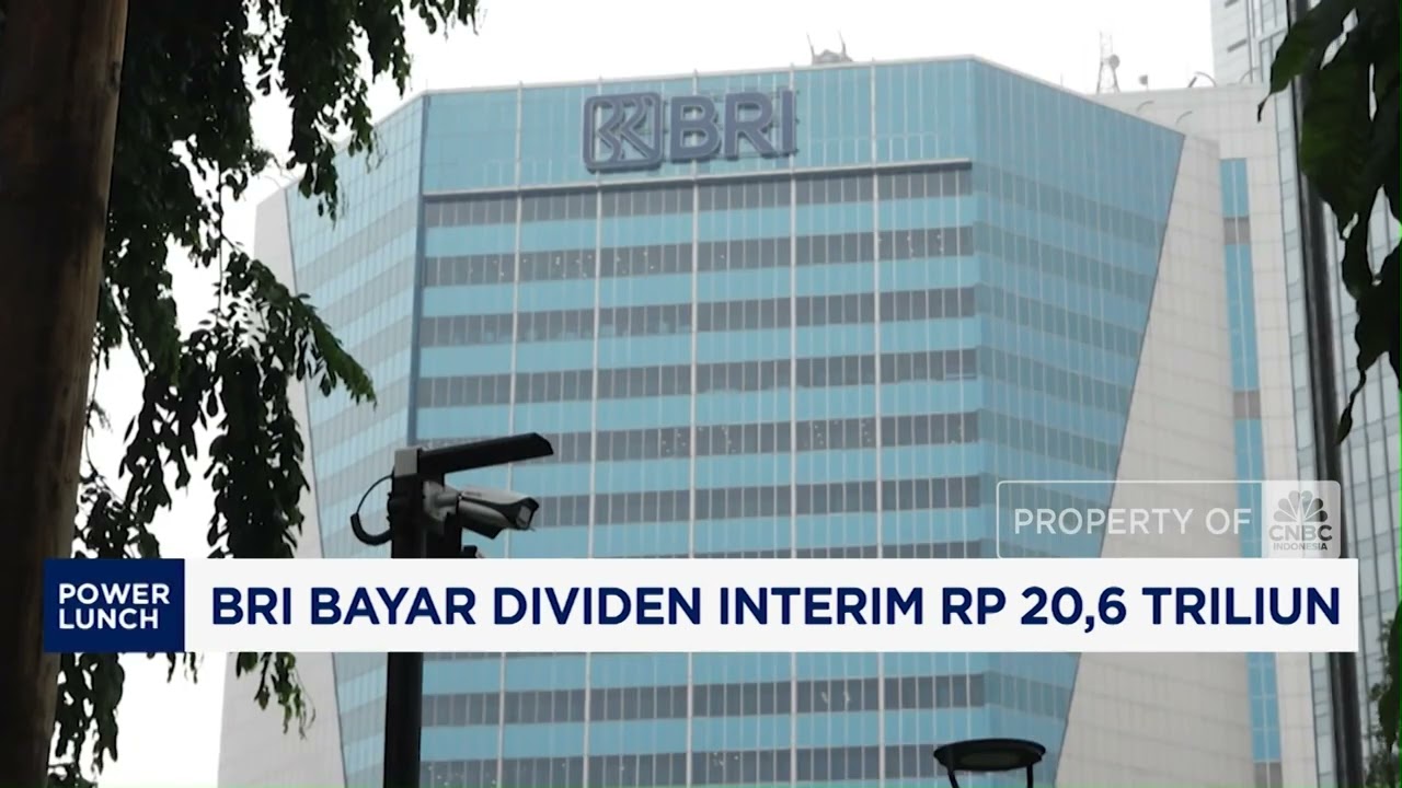 BRI Bayar Dividen Interim Rp 20,6 Triliun