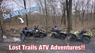 We Visit LOST TRAILS ATV ADVENTURES!! (We Get Into Some Deep Water!!)