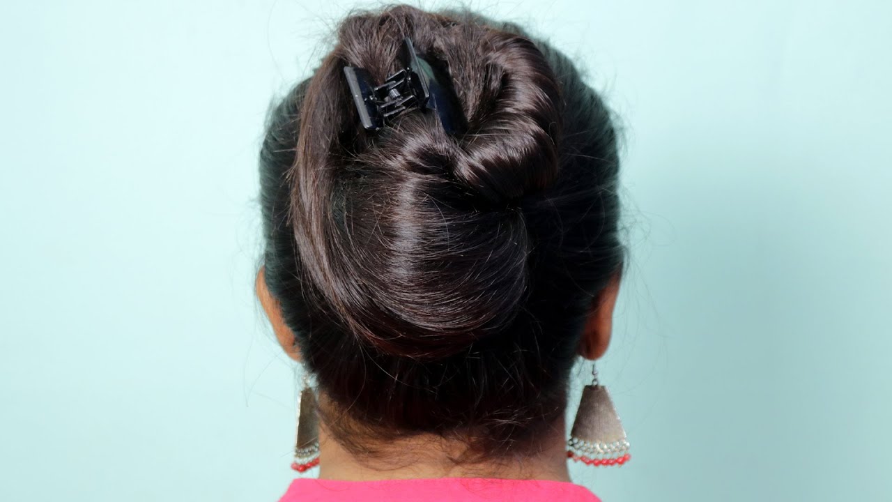 new latest trending hairstyle with clutcher updo hairstyles new