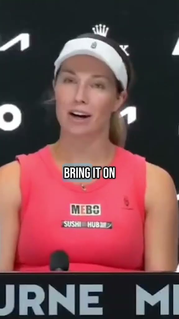 Danielle Collins on playing the villain at the #AusOpen