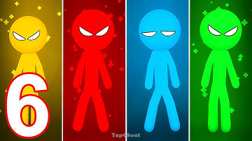 Stickman Party 1 2 3 4 Players MiniGames - Gameplay Part 6 Random Funny MiniGames New Update