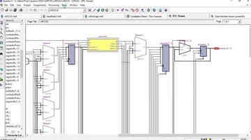 Curso VHDL.V134. Descripción: receptor de la UART-RS232, baud rate. Circuito sintetizado. Ejecución.