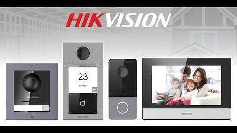 How to make Indoor Station Extension in Hikvision Video Intercom