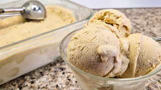 Homemade Hazelnut Ice Cream With Vanilla - Sugar-Free Recipe