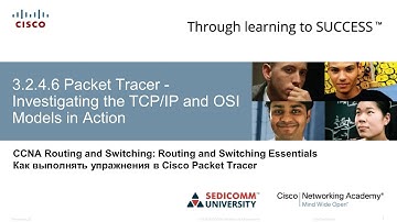 Курс Молодого Бойца Часть 1 2020 CCNA 1 ITN 3.2.4.6 Packet Tracer - Изучение моделей TCP/IP и OSI