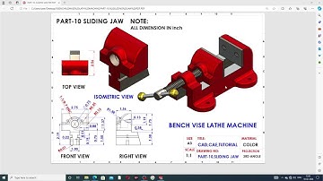 BENCH VISE LATHE MACHINE LECTURE-10, SLIDING JAW