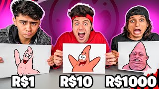 DESENHO DE R$1, R$10 OU R$1000 - Desafio