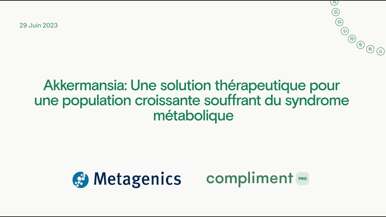 Akkermansia: Solution thérapeutique pour une population croissante souffrant du syndrome métabolique