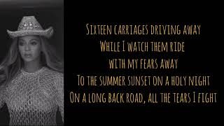 Beyonce - 16 Carriages (lyrics)